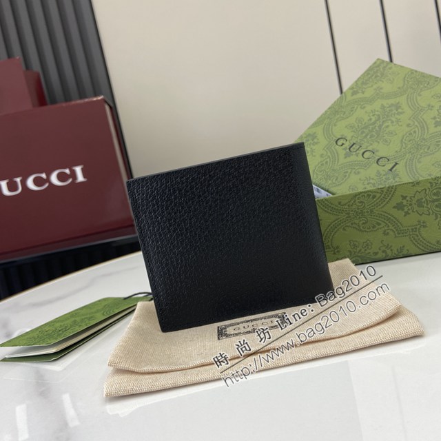 Gucci專櫃古馳最新款Marmont系列皮革雙折錢包男士短夾 jh2419型號：428726